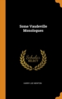 Some Vaudeville Monologues - Book