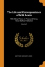 The Life and Correspondence of M.G. Lewis : With Many Pieces in Prose and Verse, Never Before Published; Volume 2 - Book
