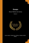 Essays : Moral, Political, and Literary; Volume 1 - Book