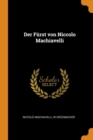 Der F rst Von Niccolo Machiavelli - Book