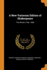 A New Variorum Edition of Shakespeare : The Winter's Tale. 1898 - Book