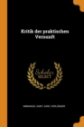 Kritik Der Praktischen Vernunft - Book