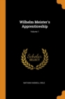 Wilhelm Meister's Apprenticeship; Volume 1 - Book