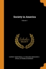 Society in America; Volume 1 - Book