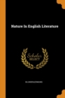 Nature in English Literature - Book