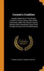 Coryate's Crudities : Hastily Gobled Up In Five Months Travels In France, Savoy, Italy, Rhetia Commonly Called The Grisons Country, Helvetia Alias Switzerland, Some Parts Of High Germany And The Nethe - Book