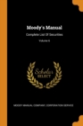 Moody's Manual : Complete List of Securities; Volume 6 - Book