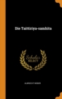 Die Taittiriya-samhita - Book