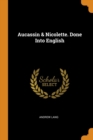 Aucassin & Nicolette. Done Into English - Book