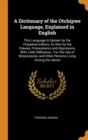A Dictionary of the Otchipwe Language, Explained in English : This Language Is Spoken by the Chippewa Indians, as Also by the Otawas, Potawatamis and Algonquins, with Little Difference: For the Use of - Book