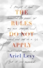 The Rules Do Not Apply - Book