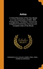 Aetna : A Critical Recension of the Text, Based on a New Examination of Mss., with Prolegomena, Translation, Textual and Exegetical Commentary, Excursus and Complete Index of the Words - Book