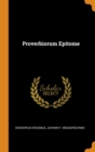Proverbiorum Epitome - Book