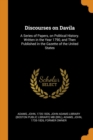 Discourses on Davila : A Series of Papers, on Political History. Written in the Year 1790, and Then Published in the Gazette of the United States - Book