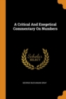 A Critical and Exegetical Commentary on Numbers - Book