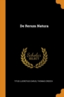 de Rerum Natura - Book