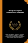 Library of Congress Classification Schedules - Book