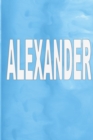 Alexander : 100 Pages 6 X 9 Personalized Name on Journal Notebook - Book