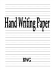 Hand Writing Paper : 50 Pages 8.5" X 11" - Book