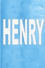 Henry : 100 Pages 6 X 9 Personalized Name on Journal Notebook - Book