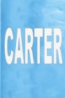 Carter : 100 Pages 6 X 9 Personalized Name on Journal Notebook - Book