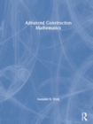 Advanced Construction Mathematics - Book