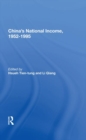 China's National Income, 1952-1995 - Book