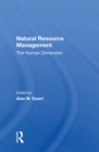 Natural Resource Management : The Human Dimension - Book