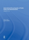 International Encyclopedia of Public Policy and Administration Volume 3 - Book