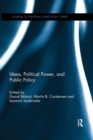 Ideas, Political Power, and Public Policy - Book
