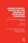 Unemployment, Schooling and Training in Developing Countries : Tanzania, Egypt, the Philippines and Indonesia - Book