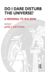 Do I Dare Disturb the Universe? : A Memorial to W.R. Bion - Book