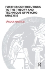 Further Contributions to the Theory and Technique of Psycho-analysis - Book