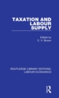 Taxation and Labour Supply - Book