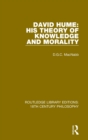 David Hume: His Theory of Knowledge and Morality - Book
