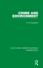 Crime and Environment - Book