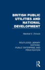 British Public Utilities and National Development - Book