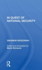 In Quest Of National Security - Book