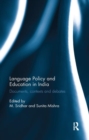 Language Policy and Education in India : Documents, contexts and debates - Book