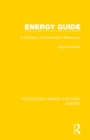 Energy Guide : A Directory of Information Resources - Book
