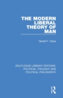 The Modern Liberal Theory of Man - Book