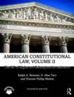 American Constitutional Law, Volume II : The Bill of Rights and Subsequent Amendments - Book