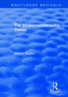 The Incommensurability Thesis - Book