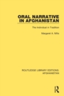 Oral Narrative in Afghanistan : The Individual in Tradition - Book
