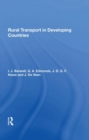 Rural Transport In Developing Countries - Book
