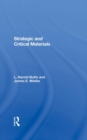 Strategic And Critical Materials - Book