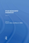 Stud Managers' Handbook, Vol. 19 - Book
