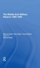 The Middle East Military Balance 1992-1993 - Book