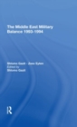 The Middle East Military Balance 1993-1994 - Book