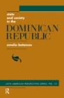 State And Society In The Dominican Republic - Book
